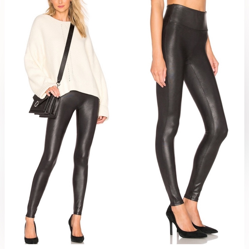 Spanx Faux Leather Leggings Pre-owned XS